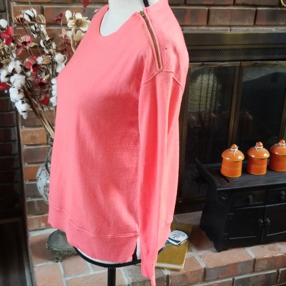 J. Crew Merino Zip Shoulders Wool Sweater - Picture 3 of 8